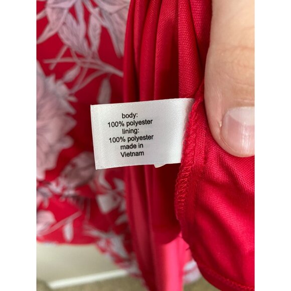 Lane Bryant Womens Pink Floral Maxi‎ Dress Plus Size 26 3/4 Sleeves polyester - Picture 4 of 8